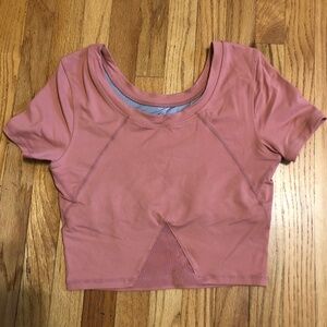 NWOT Women's Active Build in Bra Cropped Top-XS